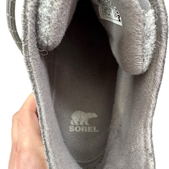 Sorel Women's Kinetic Rngd Caribou Boot Waterproof Leather Boots Size 10.5 - Picture 6 of 13